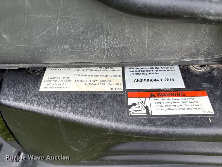 image for item FC1646 2020 Intimidator XD4 utility vehicle
