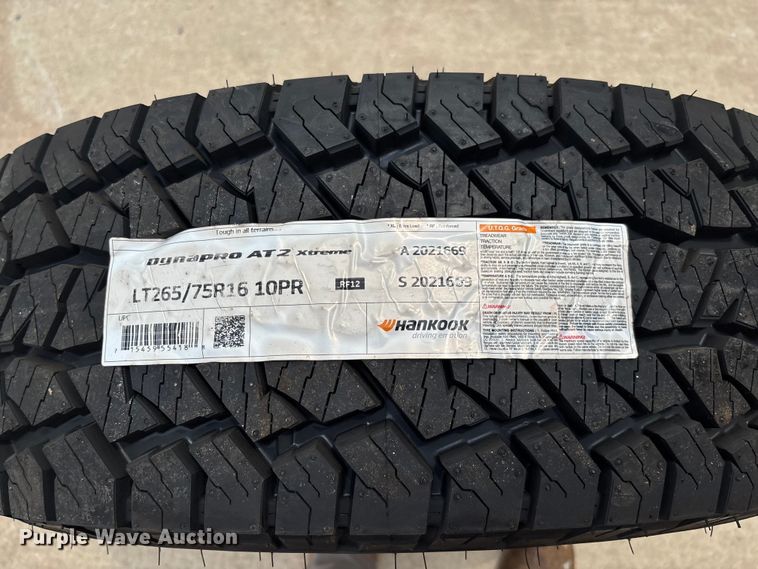 image for item FC1665 (4) Hankook DynaPro AT2 265/75R16 tires