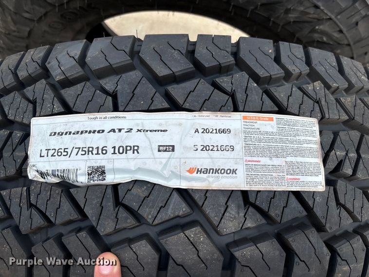 image for item FC1665 (4) Hankook DynaPro AT2 265/75R16 tires