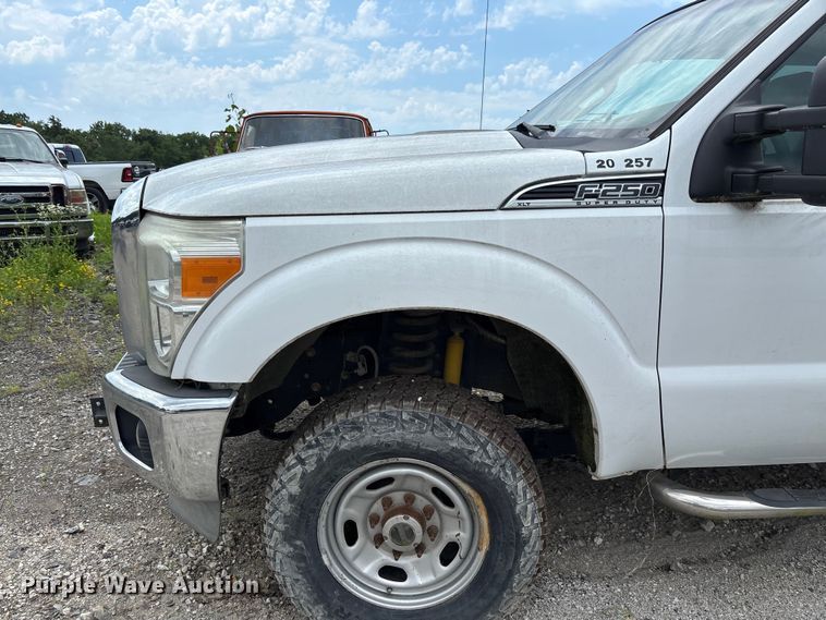 image for item FC1673 2013 Ford F250 Super Duty Ext. Cab pickup truck