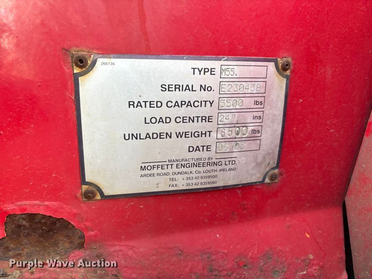 image for item FC2406 2005 Moffett M55 forklift