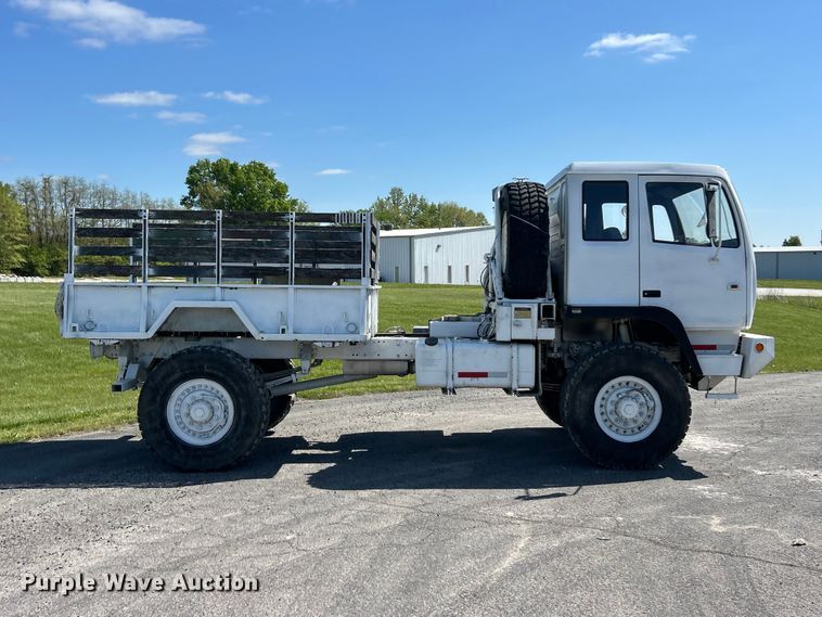 image for item FC2521 1997 Stewart & Stevenson M1078 flatbed truck
