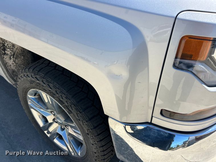 image for item FC2766 2018 Chevrolet Silverado 1500 Ext. Cab pickup truck