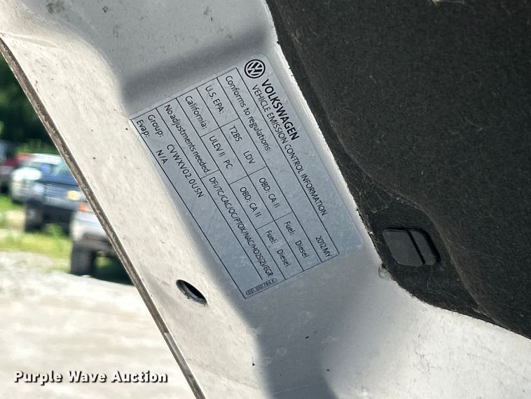 image for item FC2794 2012 Volkswagen Jetta TDI 