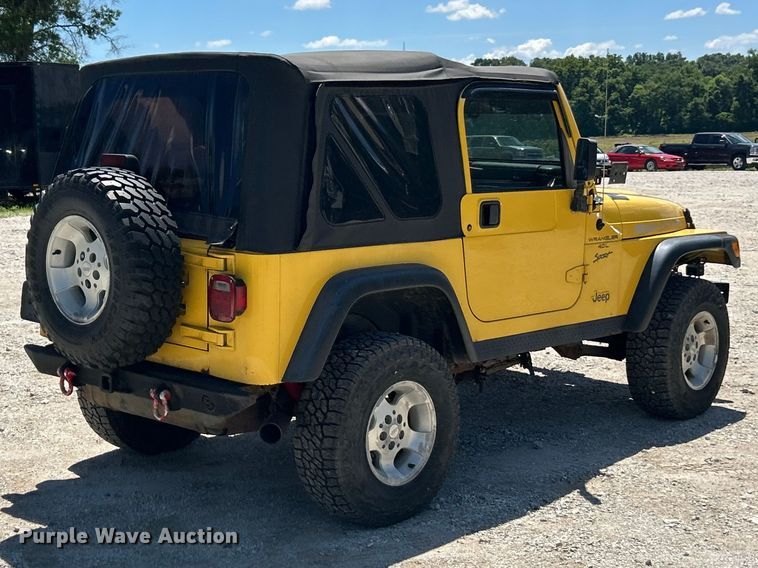 image for item FC2795 2000 Jeep Wrangler Sport SUV