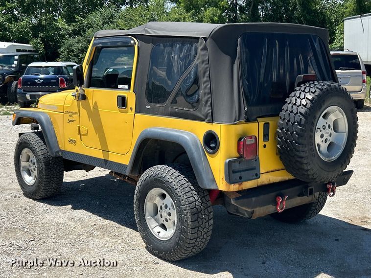 image for item FC2795 2000 Jeep Wrangler Sport SUV