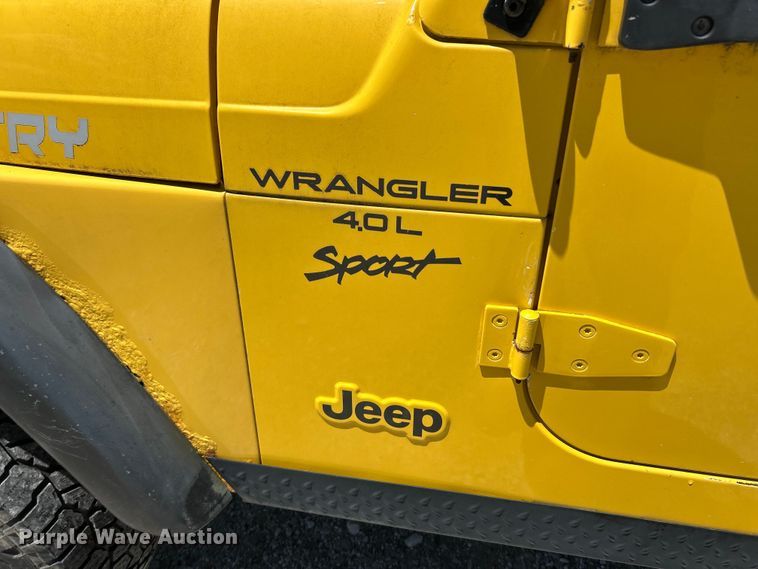 image for item FC2795 2000 Jeep Wrangler Sport SUV