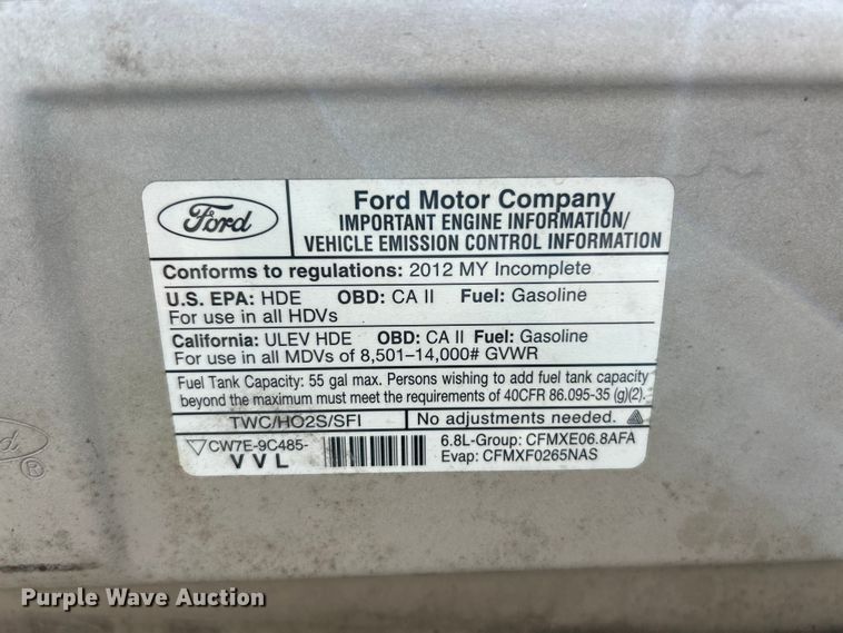 image for item FC2803 2012 Ford E350 Super Duty shuttle bus
