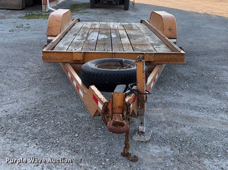 image for item FC3088 2001 Cronkhite Industries tilt deck equipment trailer
