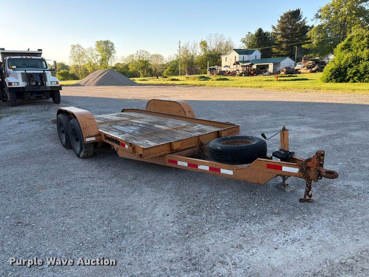image for item FC3088 2001 Cronkhite Industries tilt deck equipment trailer