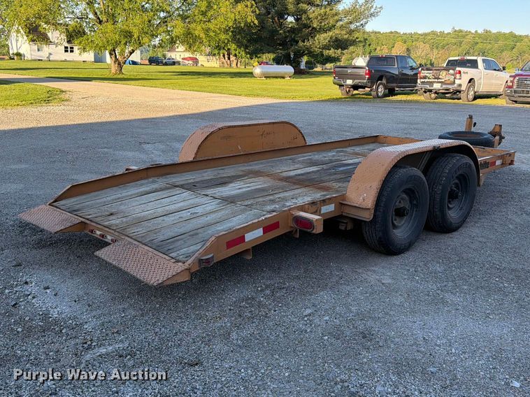 image for item FC3088 2001 Cronkhite Industries tilt deck equipment trailer
