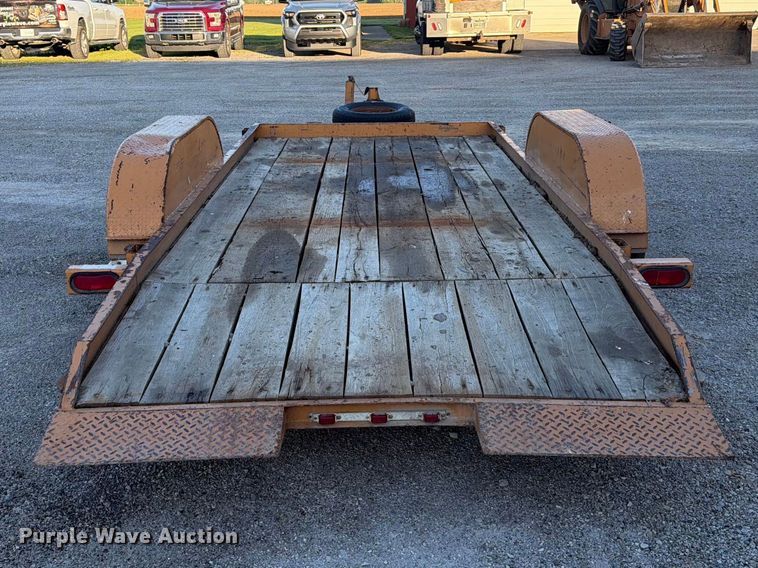 image for item FC3088 2001 Cronkhite Industries tilt deck equipment trailer