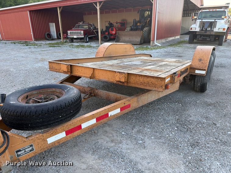 image for item FC3088 2001 Cronkhite Industries tilt deck equipment trailer
