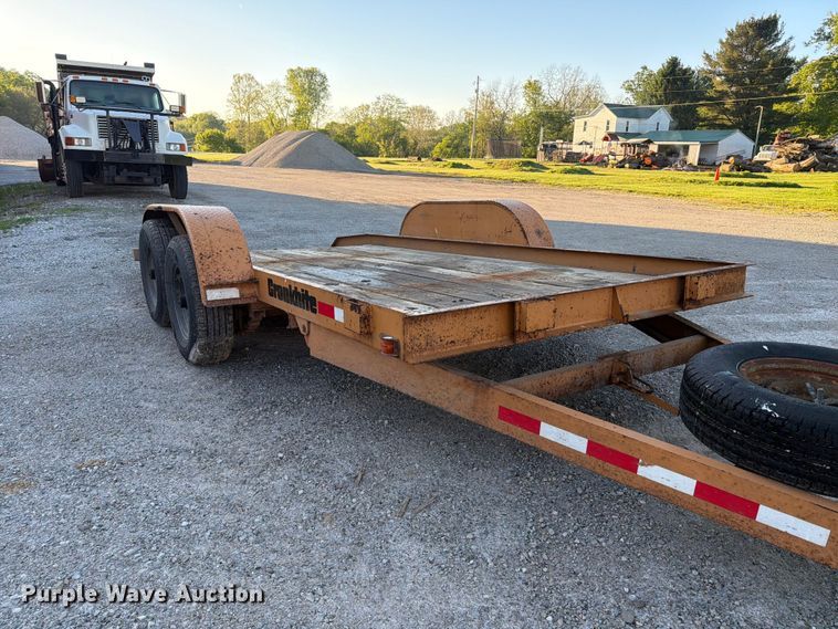image for item FC3088 2001 Cronkhite Industries tilt deck equipment trailer