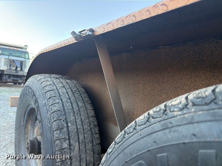 image for item FC3088 2001 Cronkhite Industries tilt deck equipment trailer