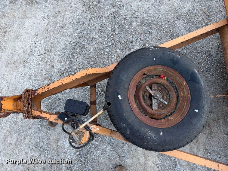 image for item FC3088 2001 Cronkhite Industries tilt deck equipment trailer