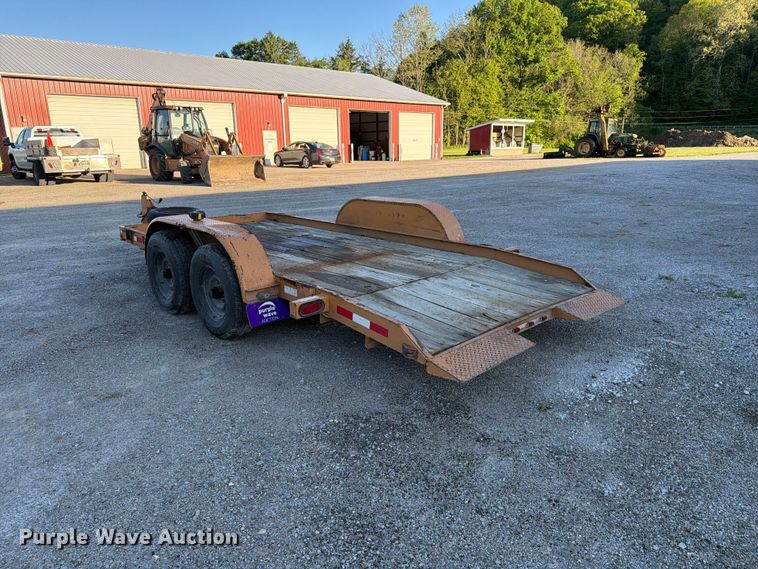 image for item FC3088 2001 Cronkhite Industries tilt deck equipment trailer