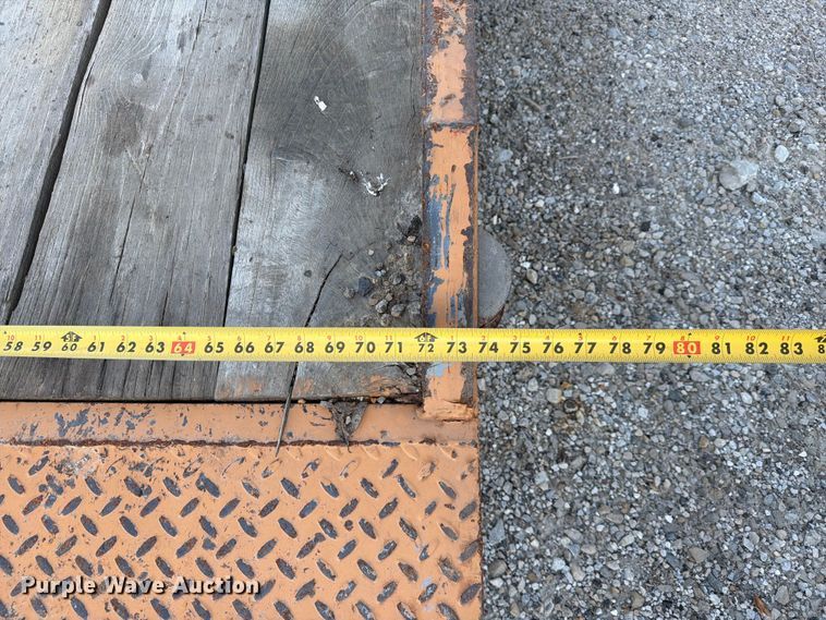 image for item FC3088 2001 Cronkhite Industries tilt deck equipment trailer