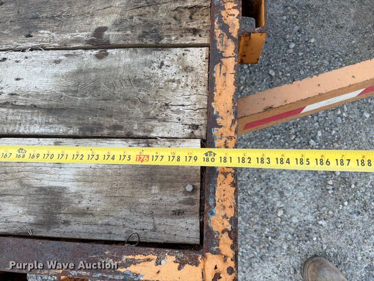 image for item FC3088 2001 Cronkhite Industries tilt deck equipment trailer