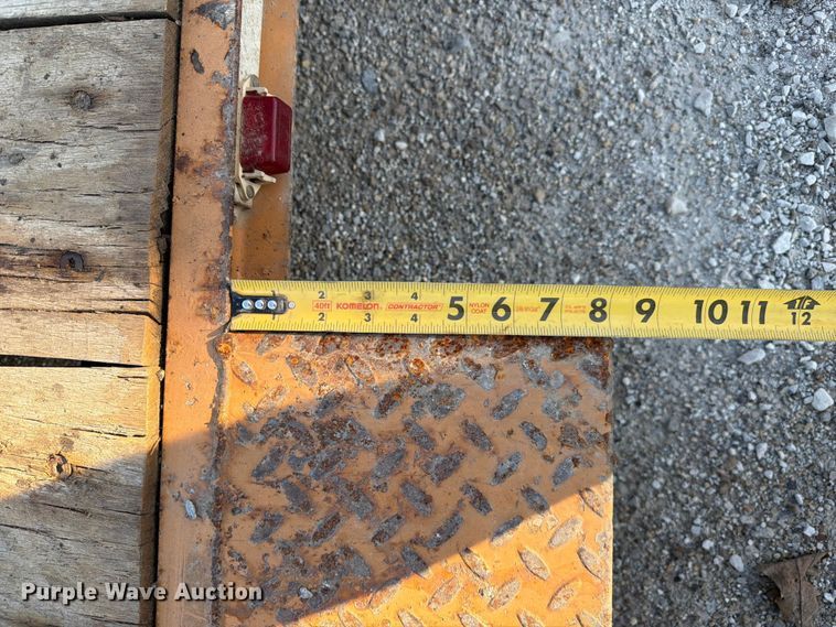 image for item FC3088 2001 Cronkhite Industries tilt deck equipment trailer