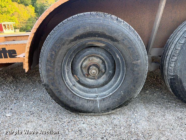 image for item FC3088 2001 Cronkhite Industries tilt deck equipment trailer