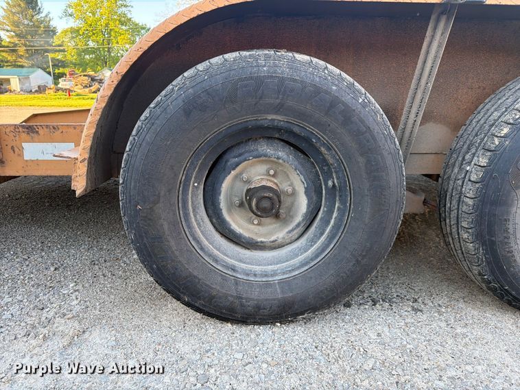 image for item FC3088 2001 Cronkhite Industries tilt deck equipment trailer