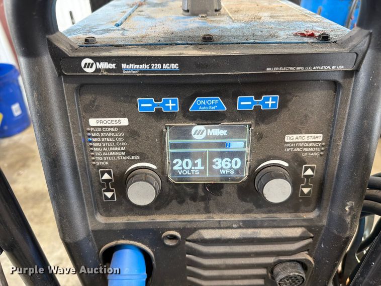 image for item FC3213 Miller Multimatic 220 AC/DC welder/generator