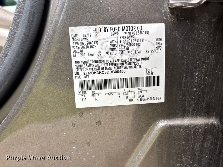 image for item FC4695 2013 Ford Edge SUV