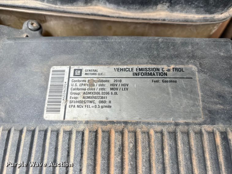 image for item FC4697 2010 Chevrolet Silverado 2500HD Ext. Cab pickup truck