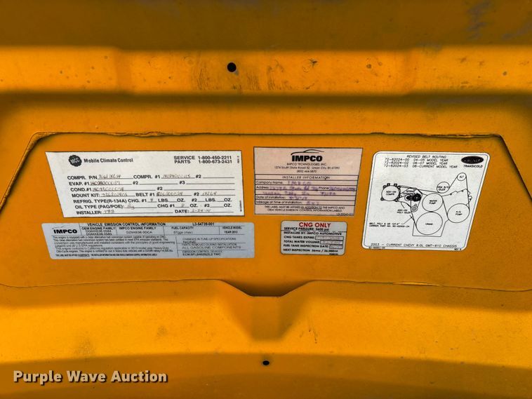image for item FC5878 2015 Thomas Built Express G4500 school bus