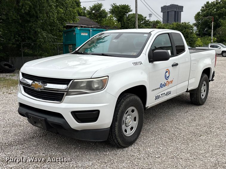 2015 Chevrolet Colorado Ext. Cab pickup truck