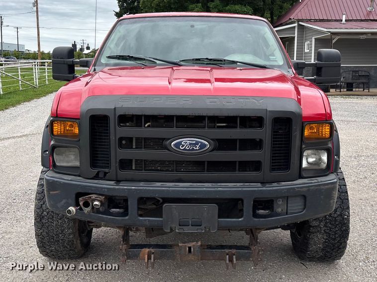 image for item FG0457 2008 Ford F250 Super Duty bale bed pickup truck