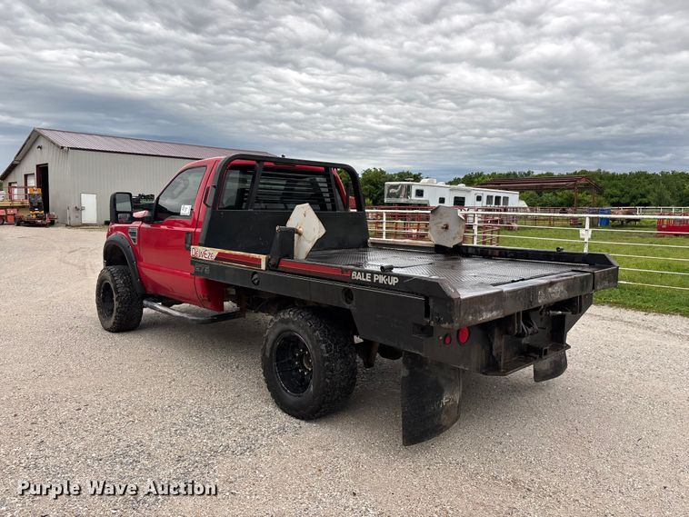 image for item FG0457 2008 Ford F250 Super Duty bale bed pickup truck