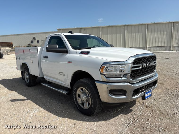 image for item FG2819 2021 RAM 2500 utility bed pickup truck