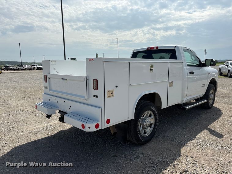 image for item FG2819 2021 RAM 2500 utility bed pickup truck