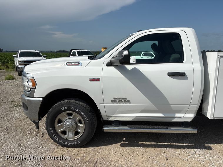image for item FG2819 2021 RAM 2500 utility bed pickup truck