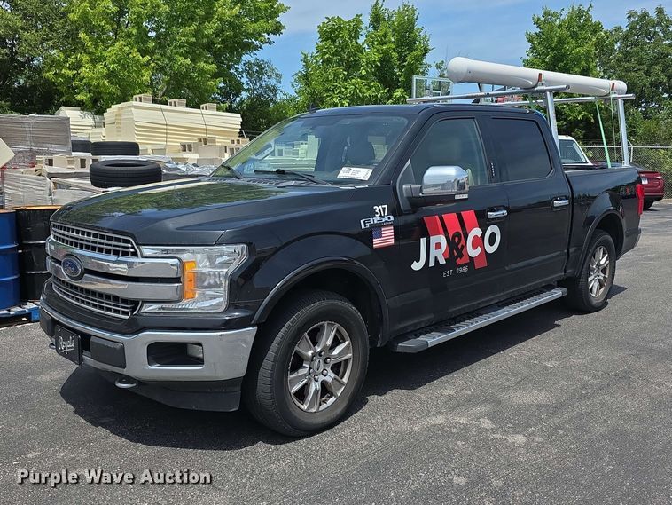 image for item FH6190 2018 Ford F150 Lariat Crew Cab pickup truck