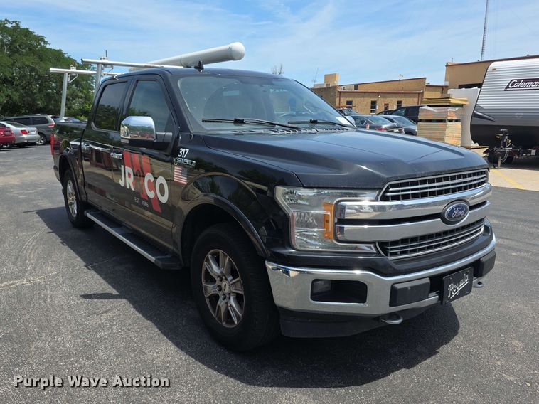 image for item FH6190 2018 Ford F150 Lariat Crew Cab pickup truck