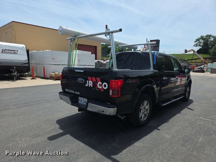 image for item FH6190 2018 Ford F150 Lariat Crew Cab pickup truck
