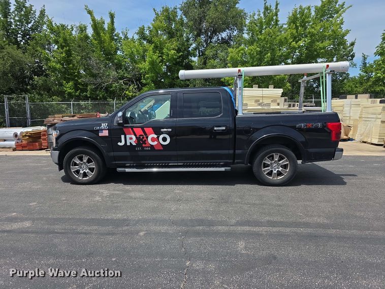 image for item FH6190 2018 Ford F150 Lariat Crew Cab pickup truck