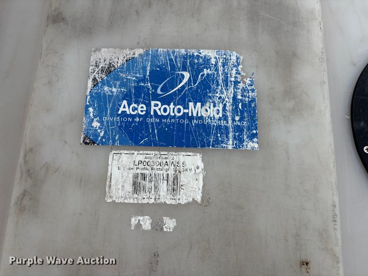 image for item FI0227 (2) Ace Roto-Mold LP00300AWSS poly tanks