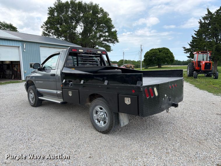 image for item FK3031 2006 Dodge Ram 2500 flatbed pickup truck