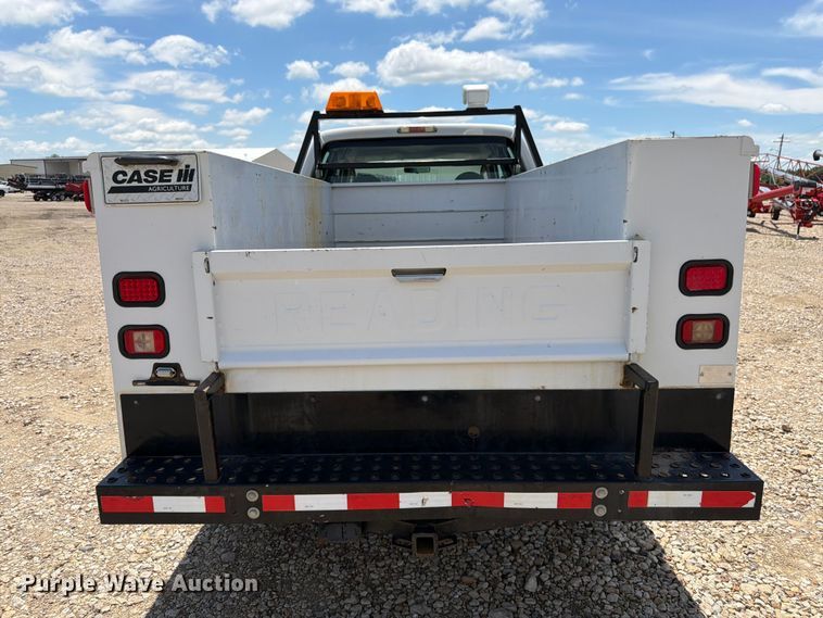 image for item FK3042 2009 Ford F250 Super Duty Crew Cab utility bed pickup truck