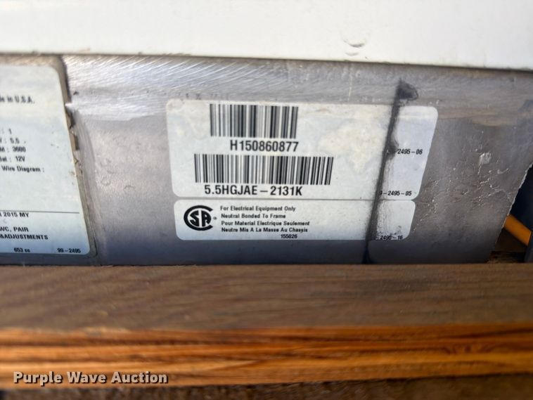 image for item FK4514 2015 Onan 5.5HGJAE-2131K generator