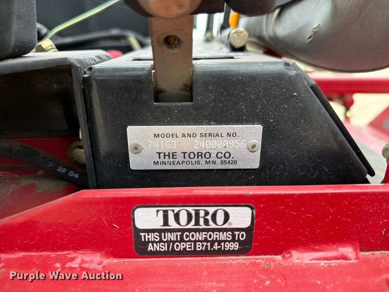 image for item NA9519 Toro Z Master Commercial ZTR lawn mower