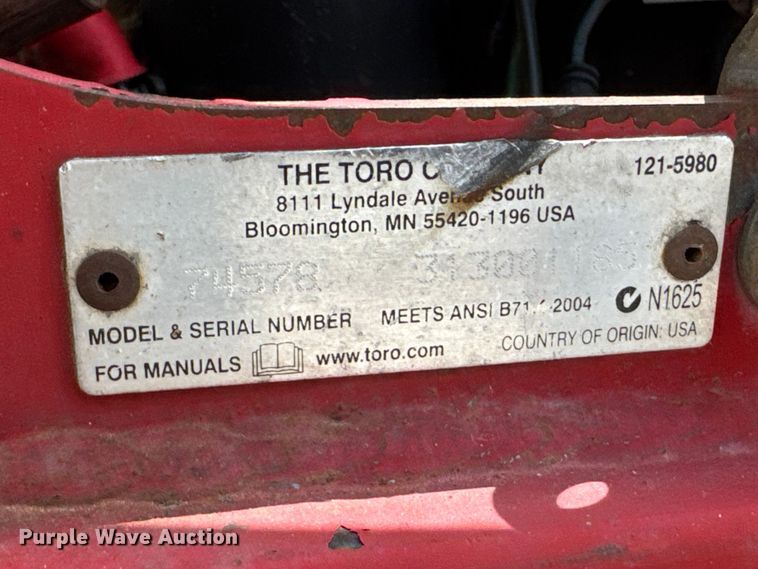 image for item NA9520 Toro GrandStand ZTR lawn mower
