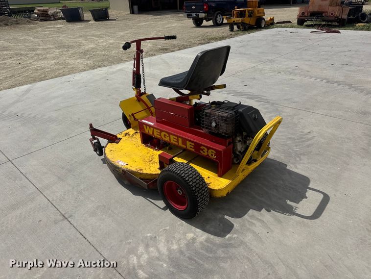 image for item NA9521 Midwest Mower Mfg. Inc. Wegele 36 lawn mower