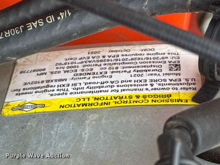 image for item NA9523 2022 Bad Boy Revolt ZTR lawn mower