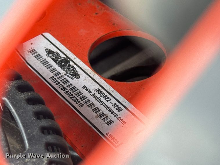 image for item NA9523 2022 Bad Boy Revolt ZTR lawn mower