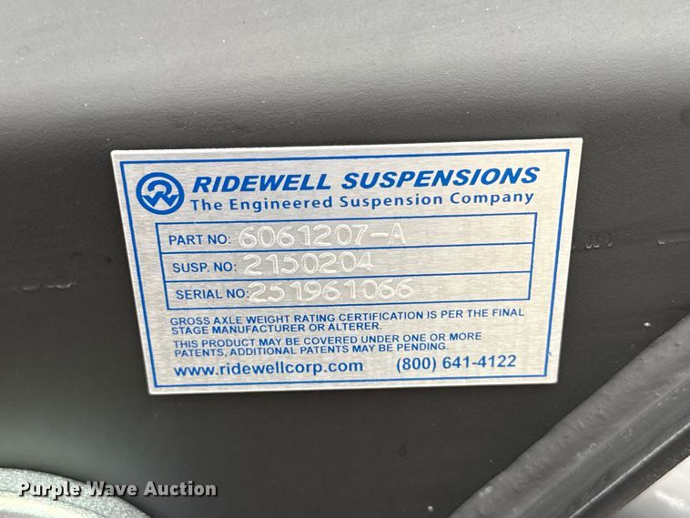 image for item ND9509 Ridewell 6061207 lift axle